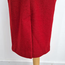 Load image into Gallery viewer, M&amp;S Collection Pencil Skirt Red Wool Blend UK 10 Knee Length Smart Work Russet
