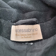 Load image into Gallery viewer, Vanessa Bruno Coat Black La Redoute Wool Cashmere Oversized Winter Limited 14
