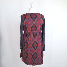 Load image into Gallery viewer, Joe Browns Dress Paisley Lace Up Sides Lined Cotton Button Down Long Sleeves 18
