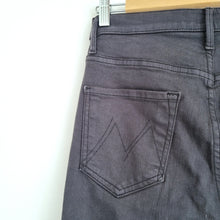 Load image into Gallery viewer, Mother Jeans Flared Runaway Heel Black Grey Size 28 High Rise Bootcut Denim Tall

