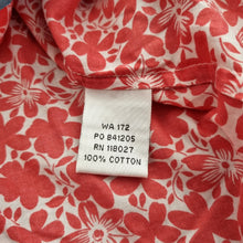 Load image into Gallery viewer, Boden Shirt Floral Print UK 20 Pink 100% Cotton Blouse Long Sleeves Button Down
