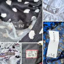 Load image into Gallery viewer, Bundle Clothes UK 10 XS 5 Pieces Ladies Fat Face Jumpsuit Oasis Tops Job Lot
