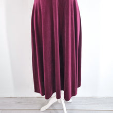 Load image into Gallery viewer, White Stuff Velvet Dress Midi Plum Burgundy Occasion Stretch Christmas Party 16
