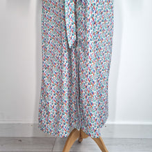 Load image into Gallery viewer, Country Collection Shirt Dress UK 14 Midi Belted Abstract Print Pockets Cotton
