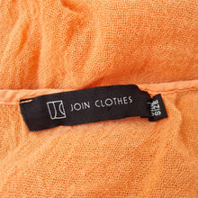 Load image into Gallery viewer, Join Clothes Kaftan Dress Orange Cotton Oversized One Size Beach Coverup Lagen
