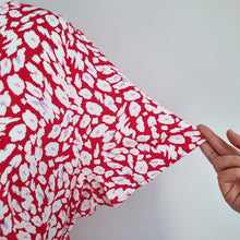 Load image into Gallery viewer, M&amp;S Dress Leopard Print UK 20 Hot Pink Mini Belted Animal Viscose Short Sleeves
