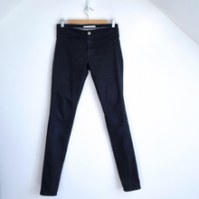 Load image into Gallery viewer, J Brand x Hussein Chalayan Jeans Skinny Black Drainpipe Stretch Low Rise W29
