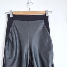 Load image into Gallery viewer, Karen Millen Faux Leather Leggings Black UK 8 Trousers High Rise Stretch Biker
