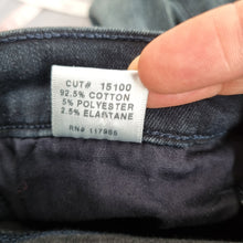 Load image into Gallery viewer, J Brand Skinny Jeans Maria Size W24 Dark Wash Blue Stretch Denim Drainpipe Mid
