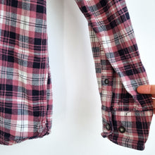 Load image into Gallery viewer, Fat Face Men's Shirt Pink Check 100% Cotton Long Sleeve Button Medium Plaid
