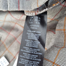 Load image into Gallery viewer, Collusion Trousers Flared Check Grey Bellbottoms Tweed Look Stretch High Rise 8
