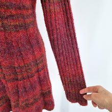 Load image into Gallery viewer, Joe Browns Jumper Dress Skater Roll Neck Chunky Knit Red Sweater Winter Mini 14
