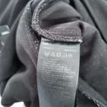 Load image into Gallery viewer, Long Tall Sally Trousers 12 Black Side Stripe Tapered Elasticated Waist Pockets
