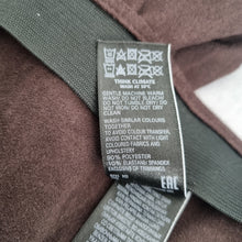 Load image into Gallery viewer, M&amp;S Faux Suede Leggings UK 16 Regular Brown Pull On Stretch Trousers High Rise
