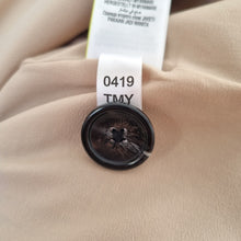 Load image into Gallery viewer, M&amp;S Blazer Jacket Check Plaid Wool Blend Grey Lined Coat Work Double Breast 24
