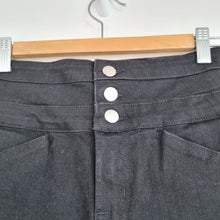 Load image into Gallery viewer, J Brand Skinny Jeans Annalie Size W25 Black Stretch Denim Drainpipe High Rise
