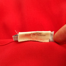 Load image into Gallery viewer, Vintage Jaeger Tunic Top UK 12 14 Berry Red Blouse Button Down Long Sleeves 80s
