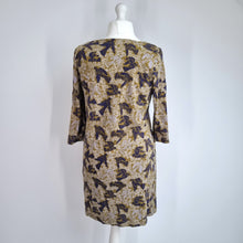 Load image into Gallery viewer, White Stuff Tunic Dress Size 16 Bird Print Jersey 100% Cotton Green Pockets Mini
