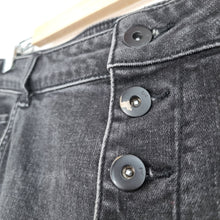 Load image into Gallery viewer, Anthropologie Jeans Wide Leg Pilcro Letterpress Black Cropped Kick Flare 32 / 16
