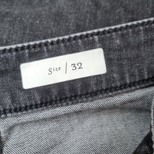 Load image into Gallery viewer, Anthropologie Jeans Wide Leg Pilcro Letterpress Black Cropped Kick Flare 32 / 16
