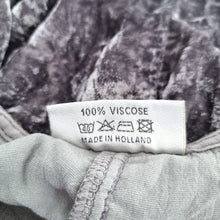 Load image into Gallery viewer, Bella Donna Crushed Velvet Top Blouse Lilac Long Sleeves Boho Tunic 12 14 16
