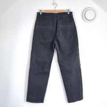 Load image into Gallery viewer, ME + EM Jeans Black Cargo Carpenter Utility Tapered Barrel High Rise Trousers 10
