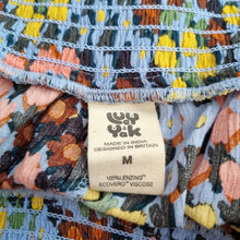 Load image into Gallery viewer, Lucy &amp; Yak Jody Trousers Wide Leg Medium High Waist Print Pockets 100 Viscose
