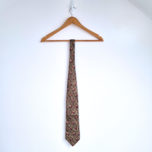 Load image into Gallery viewer, Disney Goofy Silk Tie Mickey &amp; Co Character Pose Novelty Vintage Cartoon Necktie
