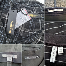 Load image into Gallery viewer, Bundle Ladies Clothes 5 Pieces UK 8 COS &amp; Other Stories Diesel Black Grey Joblot
