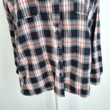 Load image into Gallery viewer, Next Checked Shirt Plaid UK 20 100% Cotton Blouse Black Red Lumberjack Tunic
