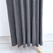 Load image into Gallery viewer, The White Company Skirt Maxi Large Jersey Pockets Dark Grey Stretch Casual ALine

