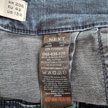 Load image into Gallery viewer, Next Lift Slim &amp; Shape Jeans UK 20 R Skinny High Rise Dark Blue Stretch Indigo
