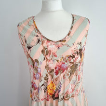 Load image into Gallery viewer, Antica Sartoria Dress Midi Pockets Summer 100% Cotton Light Pink Beach S M
