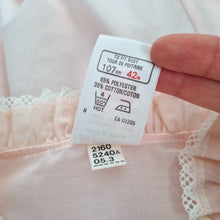 Load image into Gallery viewer, Vintage St Michael Nightgown UK 18 20 Pink Lace Frill 80s Midi Nightie M&amp;S
