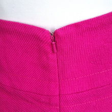 Load image into Gallery viewer, Hobbs London Mini Skirt Hot Pink UK 14 100% Wool Lined A Line Work Office
