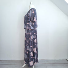 Load image into Gallery viewer, Jacques Vert Outfit Co-Ord Grey Midi Skirt Blouse Floral Beaded Occasion 18 20
