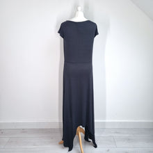 Load image into Gallery viewer, Killstar Dress Maxi Black XL Witchy Gothic Asymmetric Lace Up Nightwane Party
