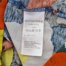 Load image into Gallery viewer, Marimekko Unikko Dress 100% Cotton Colourful Floral Scandinavian Design Pockets

