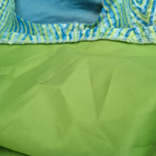 Load image into Gallery viewer, Cristina Garcia Sequin Blouse Top Mint Iridescent Boxy Short Sleeves Plus 26 54
