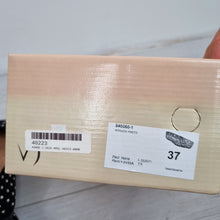 Load image into Gallery viewer, Vicenza Anthropologie Ballet Flats UK 3 Studded Black Square Toe Suede EU36
