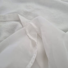 Load image into Gallery viewer, Zara White Mini Dress NEW Grecian Shoulders Pads Tunic Sleeveless Medium Lined
