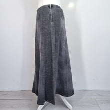 Load image into Gallery viewer, Per Una Denim Skirt Maxi 18 Long Black M&amp;S NEW A Line Panelled Boho Modest Tall
