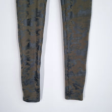 Load image into Gallery viewer, Spanx Leggings Camo Print Khaki Green High Waist Full Length Stretch Medium
