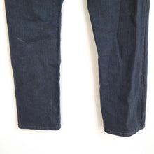 Load image into Gallery viewer, NYDJ Jeans Black Straight Leg Slimming Stretch Mid Rise Pockets UK10 US6 Petite
