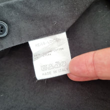 Load image into Gallery viewer, Reiss Mens Formal Shirt Black Cotton Large Smart Long Sleeve Button Double Cuff
