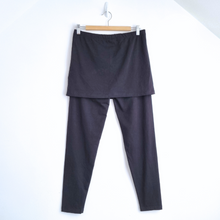 Load image into Gallery viewer, Joe Browns Leggings with Skirt Black Full Length Layered Skirted High Rise 16 18
