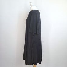 Load image into Gallery viewer, Masai Dress Lagenlook Black Medium Oversized Jersey A Line Stretch Casual Smock

