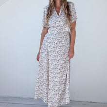 Load image into Gallery viewer, Cop Copine Wrap Dress Maxi Long Chiffon Occasion Party Patterned Sample 14
