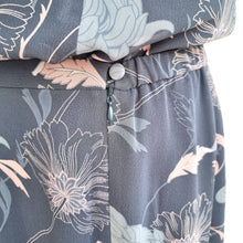 Load image into Gallery viewer, Jacques Vert Outfit Co-Ord Grey Midi Skirt Blouse Floral Beaded Occasion 18 20
