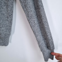 Load image into Gallery viewer, Paul Costelloe Jumper Grey Medium Black Label Merino Wool Silk Speckled Mens
